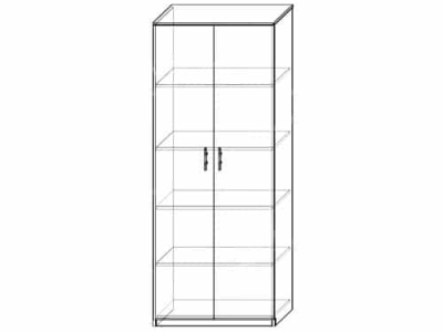 Шкаф 10 (ширина-0,8м, глубина-0,4м, высота-2,1м)