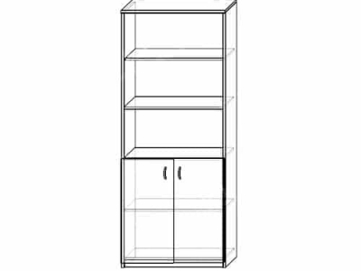 Шкаф 8 (ширина-0,8м, глубина-0,4м, высота-2,1м)